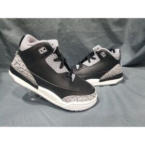 Jordan 3 Retro  Toddler Sneakers Black/White/Gray Size 8C  NEW NO BOX!!